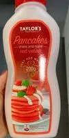 चीनी की मात्रा Pancakes red velvet