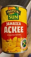 Sokerin määrä sisällä Jamaica Ackee