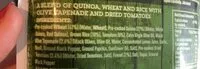 Amount of sugar in Super tomato and olive quinoa