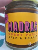 Amount of sugar in madras curry paste