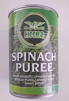 Amount of sugar in Spinach Puree