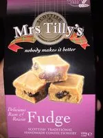 Sucre et nutriments contenus dans Mrs tilly s