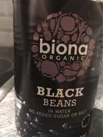 Suhkru kogus sees Organic black beans