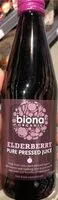 Suhkru kogus sees Elderberry Pure Pressed Juice