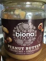 Zuckermenge drin Bulk Deal 6 X Biona Peanut Butter Crunchy- No Salt 250G