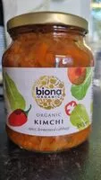 Suhkru kogus sees Organic kimchi