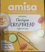 Amount of sugar in Organic Chickpea crispbread