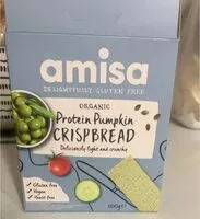 Amount of sugar in Organic protein pumpkin crisbread