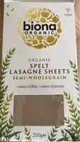 Suhkru kogus sees Spelt lasagne sheets