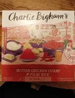 Amount of sugar in Charlie Bingham's butter chicken curry & pilau rice