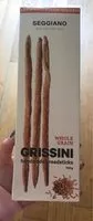 Amount of sugar in Grissini