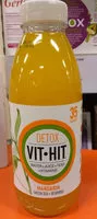 Quantité de sucre dans Hit Detox Mandarin Green Tea   amins