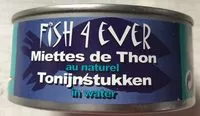 Sucre et nutriments contenus dans Fish 4 ever