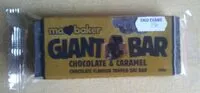 Sokerin määrä sisällä Giant bar, chocolate & caramel