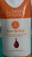 Amount of sugar in Baies de goji
