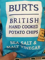 İçindeki şeker miktarı Burts Sea Salt & Malted Vinegar Potato Chips