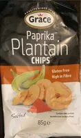 İçindeki şeker miktarı Paprika plantain chips