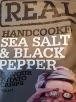 Suhkru kogus sees Handcooked Sea Salt & black peper