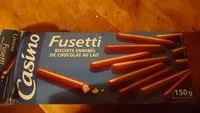 Quantité de sucre dans Fusetti