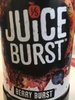 Количество сахара в Juice burst Berry burst