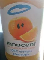 Sucre et nutriments contenus dans Innocent