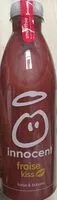 Sokerin määrä sisällä Innocent smoothie fraise banane 75cl