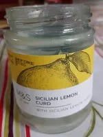 入っている砂糖の量 Sicilian Lemon Curd