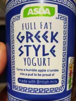 Sokerin määrä sisällä Full Fat Greek Style Yogurt