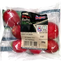 Amount of sugar in British Radish
