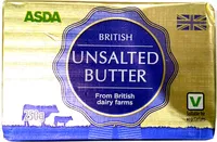 Sokerin määrä sisällä British Unsalted Butter