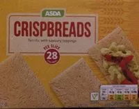 入っている砂糖の量 ASDA CRISPBREADS