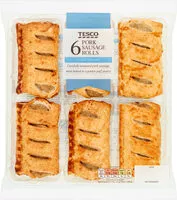 Sokerin määrä sisällä Sausage Rolls