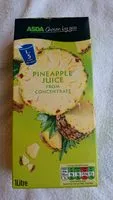 Zuckermenge drin Pineapple Juice from Concentrate