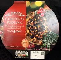 Amount of sugar in Christmas pudding