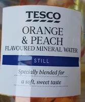 Amount of sugar in Orange and Peach Still Flavoured Mineral Water