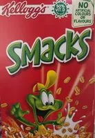 Sucre et nutriments contenus dans Smacks