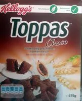 Sucre et nutriments contenus dans Toppas