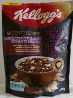 Sucre et nutriments contenus dans Kellogg s ancient legends