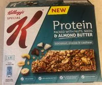 चीनी की मात्रा Special K Protein Bars Coconut, Cocoa & Cashew 4 x