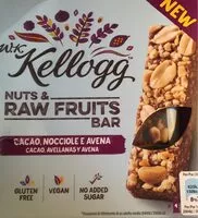 Jumlah gula yang masuk Nuts & raw fruits bar