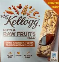 Sucre et nutriments contenus dans Kellogg