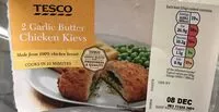 Cantidad de azúcar en Tesco 2 Garlic Chicken Kievs