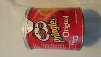 Suhkur ja toitained sees Pringles original