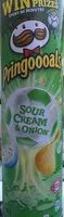 Amount of sugar in Sour cream & onion