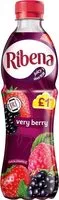 चीनी की मात्रा Ribena Very Berry