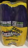 चीनी की मात्रा Tropical lucozade zero