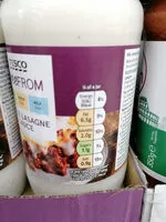 İçindeki şeker miktarı white lasagne sauce