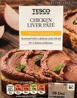 Suhkru kogus sees Chicken liver pâté