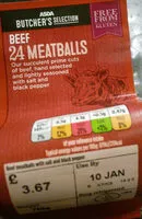 Sugar and nutrients in Asda butcher s selection