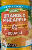 Sugar and nutrients in Asda nature valley